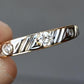 14K Yellow Gold Diamond Ring – 0.10ct Center with Side Diamonds, Size 9.25