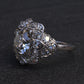 IGI Certified 3.10 ctw Art Deco Antique Diamond Engagement Ring Platinum