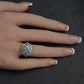 IGI Certified 3.10 ctw Art Deco Antique Diamond Engagement Ring Platinum