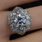 IGI Certified 3.10 ctw Art Deco Antique Diamond Engagement Ring Platinum
