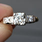 Elegant 14K Yellow & White Gold Diamond Ring – 0.25 CTW, Size 4.5, 2.67g