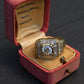 GIA & IGI Certified 3.85 TCW Diamond Statement Unisex Ring 18K Yellow Gold