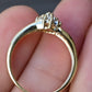 14K Yellow Gold Diamond Cluster Ring With Natural Diamonds