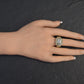 GIA & IGI Certified 3.85 TCW Diamond Statement Unisex Ring 18K Yellow Gold