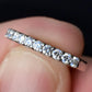 Classic 18K White Gold Diamond Band – 0.35 TCW Natural Diamonds Size 4