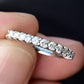Classic 18K White Gold Diamond Band – 0.35 TCW Natural Diamonds Size 4