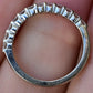 Classic 18K White Gold Diamond Band – 0.35 TCW Natural Diamonds Size 4