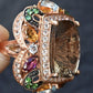 14K Rose Gold Levian Ring With Smokey Quartz Fine Beautiful Color Gemstones