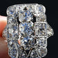 Exquisite Art Deco Platinum Diamond Ring – 2.68 Carats, Size 8