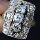 Exquisite Art Deco Platinum Diamond Ring – 2.68 Carats, Size 8