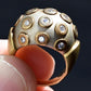 Diana Vincent 18K Gold & Diamond Dome Ring – 0.50 CTW, Size 4