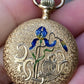Exceptional Audemars Freres 14K Gold Enamel Pocket Watch