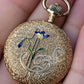Exceptional Audemars Freres 14K Gold Enamel Pocket Watch