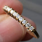 14K Yellow Gold Diamond Band – 0.25ct Total Weight, Size 6.5