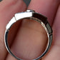 Fabulous 14K White Gold Diamond Ring Size 8 5.61 Grams