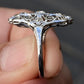 Fabulous Antique Platinum Art Deco Diamond Ring