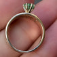 14K Two-Tone Gold Emerald & Diamond Ring, IGI Certified, 5.01g