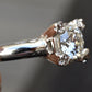 Platinum Diamond Solitaire Ring with .48ct VS Clarity Center IGI Certified
