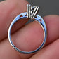 Platinum Diamond Solitaire Ring with .48ct VS Clarity Center IGI Certified