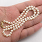 Mikimoto 18K Gold Clasp Akoya Pearl Necklace 17” 5–5.5mm 15.37g