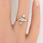 Antique 1920s 14K Gold Old European Cut Diamond Ring .84ctw Size 6 Art Deco
