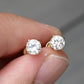 14K Yellow Gold Diamond Stud Earrings – 0.94 Total Carat Weight