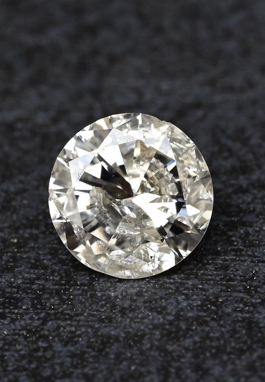 GIA Certified 0.75 Carat Round Brilliant Diamond – I3 Clarity, L Color, Good Cut