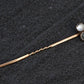 Gorgeous 10K Antique Stick Pin With 3  Moonstones