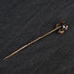 Gorgeous 10K Antique Stick Pin With 3  Moonstones