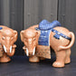Pair of Chinese Late Qing / Republic Period Porcelain Elephants