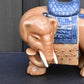Pair of Chinese Late Qing / Republic Period Porcelain Elephants