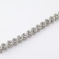 14K White Gold Diamond Bracelet • 3.2–3.5ct Natural Diamonds • 7.25” • 16.14g