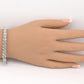 14K White Gold Diamond Bracelet • 3.2–3.5ct Natural Diamonds • 7.25” • 16.14g