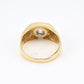 14K Yellow Gold Men’s Diamond Ring • .95ct Round Brilliant  • Size 9.25