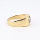 14K Yellow Gold Men’s Diamond Ring • .95ct Round Brilliant  • Size 9.25