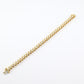 18K Yellow Gold Diamond Tennis Bracelet • 23.31g • 35 Natural Diamonds