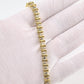 14K Yellow Gold Diamond Tennis Bracelet • 16.20g • ~2.65–2.80ct Natural Diamonds