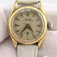 Vintage Rolex Oyster Perpetual Ladies 6509 • 14K Yellow Gold • Honeycomb Dial