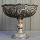 Antique Persian Silver Centerpiece Bowl – Hand-Engraved Qajar Court Scenes