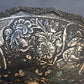 Antique Persian Silver Centerpiece Bowl – Hand-Engraved Qajar Court Scenes