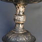 Antique Persian Silver Centerpiece Bowl – Hand-Engraved Qajar Court Scenes