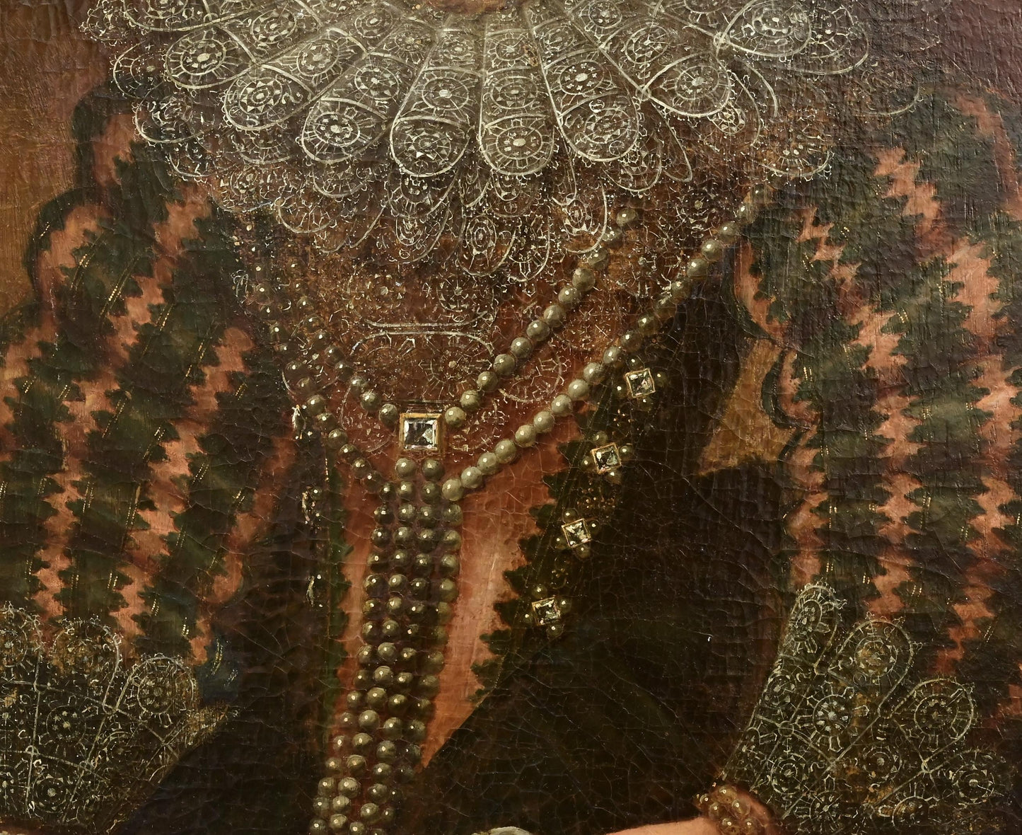 Portrait of a Noblewoman of the Habsburg Court – Oil on Canvas by Otto van Veen