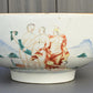 18th Century Chinese Export Famille Rose Porcelain Bowl with European Subject