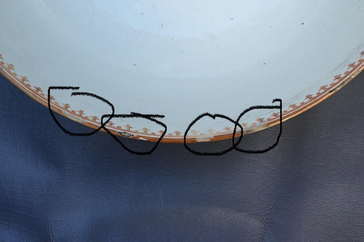 18th Century Chinese Export Famille Rose Porcelain Bowl with European Subject