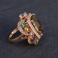 14K Rose Gold Levian Ring With Smokey Quartz Fine Beautiful Color Gemstones