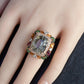 14K Rose Gold Levian Ring With Smokey Quartz Fine Beautiful Color Gemstones