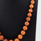 Vintage Baltic Amber Necklace 38.72g 27.5" Egg-Shaped Graduated Beads Natural