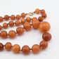 Vintage Baltic Amber Necklace 38.72g 27.5" Egg-Shaped Graduated Beads Natural