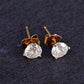 IGI Certified 14K Yellow Gold Diamond Stud Earrings | 1.00ct Total (0.50ct Each)