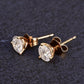 IGI Certified 14K Yellow Gold Diamond Stud Earrings | 1.00ct Total (0.50ct Each)